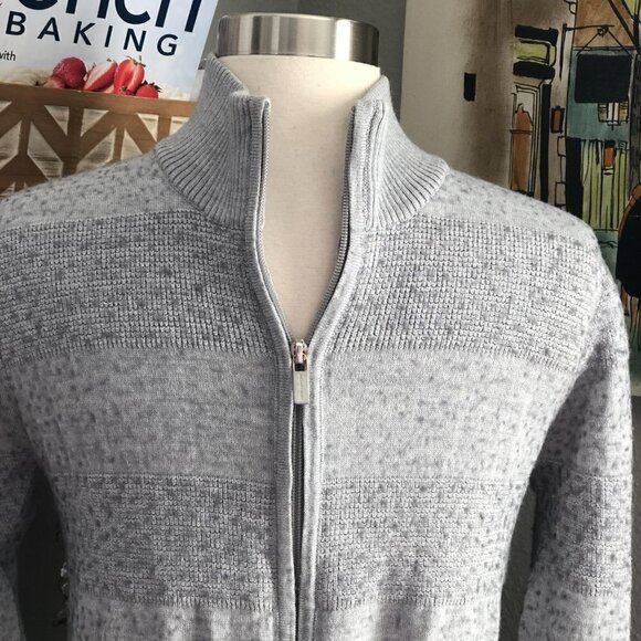 Michael Kors Wool Blend Zip Cardigan - Picture 3 of 8